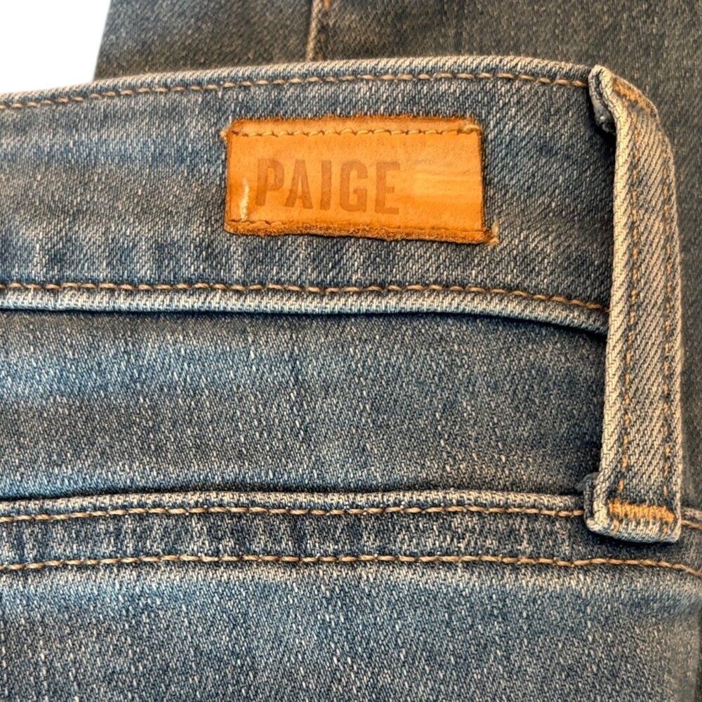 Paige Hoxton Slim Jeans Myla Wash High Rise Stretch Denim Blue Women’s Sz 29 - Picture 11 of 16